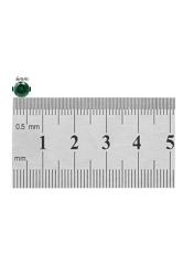 6mm Yeşil Zirkon Taşlı Mıknatıslı Küpe 1 Çift Kulak Manyetik Mıknatıs Büyük Hızma