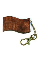 Yunanistan Greece Anahtarlık Eskitme Ahşap Ülke Bayrağı Kabartma Renkli Tahta Bayrak