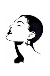 Keçi Oğlak Geyik Karaca Hayvan Figür Siyah Logo Kancalı Küpe El Yapımı Akrilik Büyük 8cm Takı