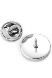 Türkiye Yaka Rozeti Ay Yıldız Türk Bayrağı Paslanmaz Çelik Yuvarlak Rozet