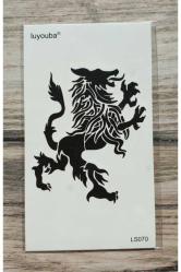Geçici Dövme Aslan Logo Ejder Canavar Pençe Figür Su Geçirmez Tattoo Kol Bilek Omuz Sırt Dövmesi