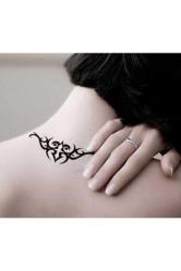 Geçici Dövme Hat Desen Sarmaşık Soyut Çizgi Gerçekçi Su Geçirmez Tattoo Kol Bilek Omuz Sırt Dövmesi
