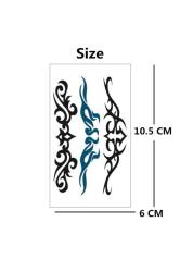 Geçici Dövme Hat Desen Sarmaşık Soyut Çizgi Gerçekçi Su Geçirmez Tattoo Kol Bilek Omuz Sırt Dövmesi