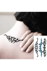 Geçici Dövme Hat Desen Sarmaşık Soyut Çizgi Gerçekçi Su Geçirmez Tattoo Kol Bilek Omuz Sırt Dövmesi