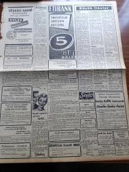 Zafer Gazetesi - 5 Eylül 1957 - İşbirlikçilerin Beyannamesi - Bir Beyanname Ki Gayesi Milleti Aldatmaktır - Majeste Zahir Şah Ve Celal Bayar İzmir'e Gidiyor - Havacılık Sergisi - Tanınmış Orkestra Şefi Robert Lawrence Riyaseticumhur Filarmoni Orkestrası Şefliğine Tayin Edilmiştir - Dört Vilayette Yeni Et Kombinaları Kurulacak - Suriye'de Durum Vahim - Doktor Fazıl Küçük' ün Basın Toplantısı Türkiye Muhtar Kıbrıs Tezini Kabul Etmiyor - Beden Terbiyesi Umum Müdürü Nizamettin Kırşan - Orhan Çapçı'nın Mühim Beyanatı Vakıflar İdaresi Turistik Oteller İnşa Ettiriyor - Dirilen Sevgili Yazan Muazzez Auroba Yazı Dizisi - Sedef Hastalığı - Milli Tarihimizde Sivas Kongresinin Tuttuğu Yer Yazan Doktor Şükrü Akkaya Yazı Dizisi - Birleşik Amerika'da Beyazlarla Siyahilerin Davası - Katherin Yazan Hans Habe Yazı Dizisi - Sarı Çizmeliden Yazan Adviye Fenik Köşe Yazısı - Bir Okul Müdürü Zencileri Okula Sokmadı - Etibank - Tokalon - Sepin Çamaşır Tozu - Beşiktaş'ı Vefalı Olan Beşiktaşlılar Yendi