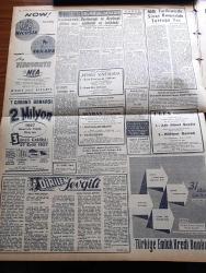 Zafer Gazetesi - 16 Eylül 1957 - İstanbul'da Muazzam Bir Sitenin Daha Temeli Atıldı - 12000 Meskenli Ataköy Sitesi 60000 Kişiyi Barındıracak - Diyarbakır'da Yeni İnşa Olunan Subay Lojmanları Törenle Tevzii Edildi - Eskişehir'de Maliye Vekili Hasan Polatkan'ın Yaptığı Konuşmalar - Şoför Cemiyetleri Politik Gayelere Alet Olmayacak - Fazıl Küçük'ün Amerika Halkına Hitabesi - Çalışma Vekili Mümtaz Tarhan - Kardeş Irak Kralı Faysal Nişanlandı - Hürriyet Partisi Festivalinde İkinci Günün Manzarası - Dirilen Sevgili Yazan Muazzez Auroba Yazı Dizisi - Türk Alman Örnek Çiftlikleri Tesisi - Milli Tarihimizde Sivas Kongresinin Tuttuğu Yer Yazan Doktor Şükrü Akkaya Yazı Dizisi - Kara Şövalyenin İntikamı Renkli Sinemada - Fenerbahçe Beykoz'u Zorlukla Yendi - Ankaragücü 6 Hilal 0 - Atletizm Yarışmaları Sona Erdi Fenerbahçe 1. Jandarma Gücü 11. - Yenimahalle Boks Kupası - Emniyet Adalet'i Yendi - Yapı Ve Kredi Bankası - Opon Ağrı Kesici - Asporal Ağrı Kesici