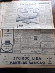 Zafer Gazetesi - 16 Eylül 1957 - İstanbul'da Muazzam Bir Sitenin Daha Temeli Atıldı - 12000 Meskenli Ataköy Sitesi 60000 Kişiyi Barındıracak - Diyarbakır'da Yeni İnşa Olunan Subay Lojmanları Törenle Tevzii Edildi - Eskişehir'de Maliye Vekili Hasan Polatkan'ın Yaptığı Konuşmalar - Şoför Cemiyetleri Politik Gayelere Alet Olmayacak - Fazıl Küçük'ün Amerika Halkına Hitabesi - Çalışma Vekili Mümtaz Tarhan - Kardeş Irak Kralı Faysal Nişanlandı - Hürriyet Partisi Festivalinde İkinci Günün Manzarası - Dirilen Sevgili Yazan Muazzez Auroba Yazı Dizisi - Türk Alman Örnek Çiftlikleri Tesisi - Milli Tarihimizde Sivas Kongresinin Tuttuğu Yer Yazan Doktor Şükrü Akkaya Yazı Dizisi - Kara Şövalyenin İntikamı Renkli Sinemada - Fenerbahçe Beykoz'u Zorlukla Yendi - Ankaragücü 6 Hilal 0 - Atletizm Yarışmaları Sona Erdi Fenerbahçe 1. Jandarma Gücü 11. - Yenimahalle Boks Kupası - Emniyet Adalet'i Yendi - Yapı Ve Kredi Bankası - Opon Ağrı Kesici - Asporal Ağrı Kesici