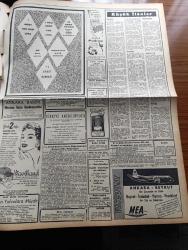 Zafer Gazetesi - 22 Eylül 1957 - Memlekette Artık İsmet İnönü'ye İnanacak Ferd Kalmamıştır - Yakın Şarkın En Büyük Sağlık Tesislerinden Biri Olan Ankara Hastanesi Ve Hemşire Okulu Dün açıldı - Ankara Demokrat Parti İl İdare Kurulu Kırıkkale'de - Erzurum'un Çehresi Tamamen Değişiyor - Afyon Çimento Fabrikası 26 Eylül'de Açılıyor - Norveç Kralı Haakon Öldü - 552 Daireli 23 Blok Apartman Yaptırılıyor - Milli Korunma Tatbikatı - Arkansas Eyaletinde Beyazlarla Siyahilerin Mücadelesi Sona Eriyor - Milliyetçi Çin Başkanı Çan Kay Şek Kral Hüseyin'e Bir Kitap Hediye Etti - Birleşik Amerika'da Asya Gribi İlk Kurbanını Verdi - Morg Raporu - Havilland Krem - Alaaddin Tipi Gaz Sobaları - Haftanın Şakaları Karikatür - Hacettepe Otoyıldırım'a Gençlerbirliği Yolspor'a Yenildi -  Beşiktaş Galatasaray Maçında Metin Oktay Oynatılmıyor Mu - Kalitesiz Bir Oyunla Fenerbahçe Adaleti Yendi 3 1 - Şükrü Ersoy - Basri Dirimlili - Lefter Küçükandonyadis - Naci Erdem - Mehmet Ali Has
