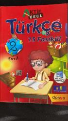 AKTİF OKUL TÜRKÇE 2. SINIF  15 FASİKÜL  DOSYA YAYINLARI  1. FASİKÜL