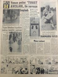 HÜRRİYET GAZETESİ 3 AĞUSTOS 1966 YIL :19 SAYI :6559--16 Ölü ,34 Yaralı Kuleye Çıkarak Yerdekileri Taradı --Af kanunu bugün tekrar mecliste  görüşülecek ---Milyoner Namık Gürün ,Gönül Aşkın a verdiği 30 bin liralık bonoyu istiyor ---Şantöz Patricia Carli ilk aşkını  anlattı ---Fransız  şarkıcısı Esmer Türk  erkeklerine  hayranım diyor ---Zam tasarısı AP grubunda komisyona havale edildi --Çorum dan yürüyüşe başlayan işçiler bugün Ankara ya varıyor ---Memura geçineceği kadar para veriniz --Radyo Programları ---Montgomery Clift 2 Milyon Lira Miras Bıraktı ---Yıldırım Gürses :Büyük ses sanatkarı ve kıymetli bestekar ---Beşiktaş ın santrhafı  Kaliçan  valizini alıp İstanbul a geldi ---Güreşçilere Emirgan da kamp için  izin alındı ---Alf Ramsey ,175 Bin Lira Prim Alıyor --Galatasaray  da denize paydos dedi --16 senede 9 kulüp değiştiren B.Erdoğan bu yıl da Adanaspor formasını giyecek ---Polisler veremli esrarkeş hastalarla alem yapıp esas şebekeyi yakaladı ---