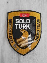 Türk Hava Kuvvetleri Solo Türk Demo Team Göğüs Amblemi Pilot Peç
