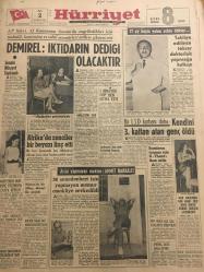 HÜRRİYET GAZETESİ 2 AĞUSTOS 1966 YIL :19 SAYI :6558--Demirel :İktidarın dediği olacaktır ---Senato nihayet toplandı ---Afrika da zenciler bir  beyazı linç etti ---Tahliye edilince tekrar doktorluk yapmaya kalkıştı ---Bir LSD kurbanı daha :kendini 3. kattan atan  genç  öldü ---İETT idaresi 300 otobüs satın alıyor --Dünya Kupasının Ardından İngiltere ---Fenerbahçe Tayfun Sistemi İle Oynayacak ---Galatasaray bugün  yeni sezonu  açıyor ---19 Mayıs Stadındaki Yüzme Havuzu Törenle Açıldı --Issız adada  yaşayan  dört gelinlik kız --Pehlivan ailesi 21 senedir  Marmara da ki Ayasandros Fenerinde  ömür tüketiyor ---2 senatör CHP den istifa etti --Nijerya da  bir albay idareyi ele geçirdi ---36 seneden beri  izin yapmayan memur  emekliye sevk edildi ---