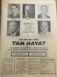 HÜRRİYET GAZETESİ  1 AĞUSTOS 1966 YIL :19 SAYI :6557----Zam yerine ikramiye teklifi kuvvet kazandı --Af Kanunu Görüşülecek Olan Senato dün de Toplanamadı ---CKMP Kıbrıs için gensoru açılmasını istedi --MP iktidarı intikamcı  davranmakla suçladı ---Emekler  bugünden itibaren yeni şekle göre satılacak ---Radyo Programları ---Bir milyonerin idare ettiği şebeke yakalandı ----Reşat Aksan :İdare meclis azası , Ahmed Dallı  : İdare meclis azası  ,Nejat Eczacıbaşı  :İdare meclis azası  ,Vehbi Koç : İdare meclis azası , Bedi Yazıcı :İdare meclis  başkanı ,: Tam hayat sigortanın  kurucuları ve yöneticileri Türk ve yabancı iş aleminde  daima en ön  safları işgal  etmiş  halka ve memlekete faydalı olmak gayesiyle  çalışan  güvenebileceğimiz kimselerdir ----İngilizler şampiyonluklarını kutluyor ---Anlaşıp  sevişmek için Türkçe öğreniyor ---Oto -stopla yurduna gidiyor ----Bazzaz ile Molla Barzani ,Rusya da Görüşecekler ---