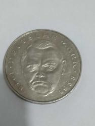 ALMANYA 2 MARK 1992 A HARFİ= BERLİN DARPHANESİ DARBI. LUDWIG ERHARD TEMALI.