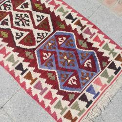 Uşak Kilim El dokuma, yün 190x80