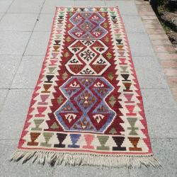 Uşak Kilim El dokuma, yün 190x80