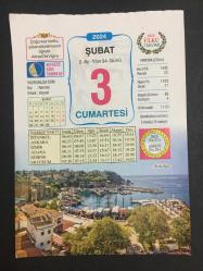 3 ŞUBAT 2024 -TAKVİM YAPRAĞI-DOĞUM GÜNÜ HEDİYESİ-VASIF ÜLKÜ TAKVİMİ,ANTALYA,ALAEDDİN BAYDAR,TOPLUMSAL SÖZLEŞME,ŞAMBREL,ALTIN SATIRLAR,YAVRUNUZA İSİM