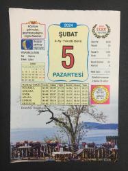 5 ŞUBAT 2024 -TAKVİM YAPRAĞI-DOĞUM GÜNÜ HEDİYESİ-VASIF ÜLKÜ TAKVİMİ,İSTANBUL BÜYÜKADA,YAVRUNUZA İSİM,ABD TÜRKİYEYE SİLAH AMBARGOSU BAŞLATTI 1975,ABD UÇAK FİRMASI LOCKHEED TÜRKİYE DAHİL BİR ÇOK ÜLKEDE RÜŞVET VERDİĞİ ORTAYA ÇIKTI,1976,ANKARA ULUCANLAR CEZAEVİ MÜZESİ,MENSUCATTAN TRİKOYA,KADAYIF TÜRLERİ