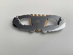ÇİN İKİ ADET METAL ARMA