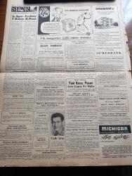 Zafer Gazetesi - 2 Eylül 1959 - CENTO Ekonomik Komitesi Dün Sabah Toplandı - Celal Bayar'ın Kabulü - Adnan Menderes Kıbrıs'la Yakından Alakadardır - Amerikan Başkanı Eisenhower İtalyan Başvekili Segni İle Görüşecek - Konya Ve Turhal Şeker Fabrikaları - H. Suphi Göker Dün Vefat Etti - Keresteciler Hükümetten Büyük Bir Alaka Görmüştür - İzmir'in Kurtuluş Bayramı - Kadınlar Neden Daha Çok Yaşarlar Yazan Doçent Doktor Şükrü Kaynakçalan - Profesör Pi Çizen Van Den Bron - Samsun Güven Otobüsleri - Nafiz Özsoy Etibank Umum Müdürü Muavini Oldu - Eisenhower Kruşçef Görüşmesi Arefesinde Doğu Ve Batı Arasında Bir Mukayese - Hindistan'da Siyasi Bir Buhran ihtimali Belirdi - Bu Ses Beni Ele Verecek Yazan J. H. Chase Yazı Dizisi - İstanbulspor Feriköy Maçı - Fenerbahçe Kasımpaşa Maçı - Ufa Margarin - Meşhur Alman Malı 12 Kişilik Lüks Goliath Otobüsleri - Sümerbank - Michigan Makinaları - Neriman Altındağ Tüfekçi - Nevin Demirdöven