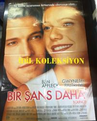 BİR ŞANS DAHA, ORİJİNAL SİNEMA AFİŞİ - Bounce, 2000, FİLM AFİŞİ / POSTERİ - BÜYÜK BOY - ORİJİNAL - 97 X 67 cm EBADINDA - Original Turkish Big Size Movie Poster - Don Roos, Ben Affleck, Edward Edwards, Jennifer Grey, Tony Goldwyn, Natasha Henstridge, Lisa Carpenter-Prewitt, Lisa Joyner, Gwyneth Paltrow, Richard Saxton, Caroline Aaron, David Dorfman, Alex D. Linz, Juan Garcia, 	Mary Ellen Lyon, Joe Morton, Thea Mann, Matthew Frauman, MIRAMAX FILMS