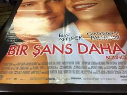 BİR ŞANS DAHA, ORİJİNAL SİNEMA AFİŞİ - Bounce, 2000, FİLM AFİŞİ / POSTERİ - BÜYÜK BOY - ORİJİNAL - 97 X 67 cm EBADINDA - Original Turkish Big Size Movie Poster - Don Roos, Ben Affleck, Edward Edwards, Jennifer Grey, Tony Goldwyn, Natasha Henstridge, Lisa Carpenter-Prewitt, Lisa Joyner, Gwyneth Paltrow, Richard Saxton, Caroline Aaron, David Dorfman, Alex D. Linz, Juan Garcia, 	Mary Ellen Lyon, Joe Morton, Thea Mann, Matthew Frauman, MIRAMAX FILMS