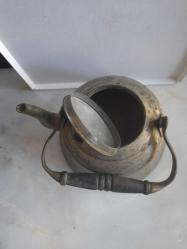 ANTİKA BAKIR DEMLİK 22 NUMARA 22 CM ÇAP S . KİRMİKİL BURSA YAPIMI