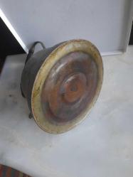 ANTİKA BAKIR DEMLİK 22 NUMARA 22 CM ÇAP S . KİRMİKİL BURSA YAPIMI