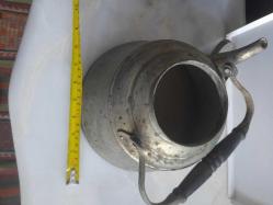 ANTİKA BAKIR DEMLİK 22 NUMARA 22 CM ÇAP S . KİRMİKİL BURSA YAPIMI