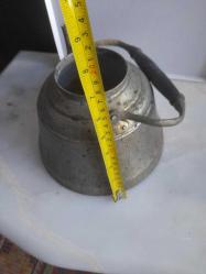 ANTİKA BAKIR DEMLİK 22 NUMARA 22 CM ÇAP S . KİRMİKİL BURSA YAPIMI