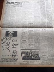 Zafer Gazetesi - 25 Eylül 1959 - Kesikköprü Baraj İnşaatı Başlıyor - Kendisine Doktorluk Payesi Tevcih Edilen Fatin Rüştü Zorlu'nun Konuşması - Reisicumhur Celal Bayar Dün Gece Geldi - Sovyet Başvekili Kruşçef Washington'da - Aya Atılan Bir Füze İnfilak Etti - NATO Gazeteciler Heyetini Ziyaretleri - Boya İmal Edecek Bir Fabrika Kuruluyor - Armatörlerin Satın Aldığı Yeni Şilepler - Büyük Kumar Yazan Thomas Costain Yazı Dizisi - Yeni Devlet Demir Yolları Umum Müdürü Kamuran Görgün Oldu - Doktor Lütfi Kırdar Ankara'ya Döndü - Bailey Ailesinin İsmi Sokağa Verilecek - Kruşçef'in Silahsızlanma Planına Karşı Tepkiler - Arjantin'de Buhran Muvakkaten Yatıştı-  Sing Sing'de Baş Gardiyanının Not Defterinden Yazan Johny J. Sheehy Yazı Dizisi - Avrupa Şampiyon Kulüpler Turnuvasında Fenerbahçe'nin 2. Rakibi Fransa Şampiyonu Nice - Fenerbahçe'nin Başarısı Ve Reis Faik Gökay'ın Beyanat - Rambler Otomobil - Karagümrük Kaptanı Kadri Aytaç Ceza Heyetine Sevkedildi -