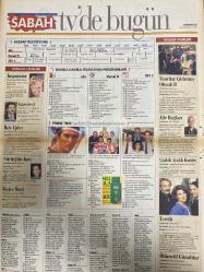 SABAH MELODİ GAZETESİ VE SABAH TELERAMA GAZETESİ -9 Ağustos 1997 -Söyleyemedikleriniz-Süleyman Turan-Ah şu kocalar-Hale Pakcan-Mimi ile Muti-Patrıck Mc Donnel-Bizim Aile-Mort Walker-Dıck Browne-Marvın-Tom Amstrong-astroloji-Tekinel Baby-rayban gözlük günleri-Esra Ceyhan-Akın Tunç-Gizem Solmaz-Pierre Cardin-Jale Kerimol-Yalçın menteş-Orhan Gencebay-Sermin hürMeriç-Meltem pusat-Elif Dinçer-boran Kaya-Uğur Cebeci-Hülya Avşar-muazzez Ersoy-bir demet yasemen-Zeki Müren-Serdar Ortaç-Oya Seymen-Seda Sayan-Kadir İnanır-Sevda Karaca-Fatma Girik-Önder Somer—Osman Yağmurdereli-Steve Martin