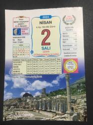 Efemera - 2 NİSAN  2024 -TAKVİM YAPRAĞI-DOĞUM GÜNÜ HEDİYESİ-VASIF ÜLKÜ TAKVİMİ,BURDUR SAGALASSOS ANTİK KENTİ,YAVRUNUZA İSİM,FİTRE NASIL VERİLİR,VAN MURADİYE RUS ERMENİ İŞGALİNDEN KURTULDU,DÜNÜN DÜNYASI,KASLARIMIZ VE PROTEİN,ÜSTÜN AKMEN - kitantik - kitaLog