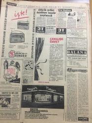 HÜRRİYET GAZETESİ  24 AĞUSTOS 1964 YIL :17 SAYI :5860----Son yangındaki bekçi sirkeci infilakı zanlısı idi ---Zekaca ilerlememiz için  hayvansal  gıda yiyeceğiz ---Hususi bir döviz kuru ihdası isteniyor ---Makarios ,Rusya nın ağına düşmek üzere ---Amerika hala Türkiye den  taviz isteniyor --Afrika da yerlileri  destekleyen beyazlar yargılanacak --Doktorlar kopan bir kol ile kesilen bileği dikti ----Beşiktaş :1 Fenerbahçe : 0 ---Namzet kadro tesbit edildi --Olimpiyat Meşalesi Dün Geldi ---Fox u 3-1 yenen Barnes tek erkeklerde şampiyon oldu ----Sosyal Meskenler --Su Piresi ---İskeçe de camiye atılan bombanın kabahati  Türklere  yükleniyor ---
