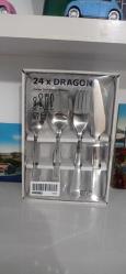 IKEA Dragon 24 Parça 6 Kişilik Çatal Bıçak Takımı Paslanmaz Çelik - 900.917.60