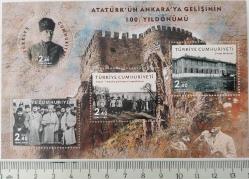 2019 ATATÜRK'ÜN ANKARAYA GELİŞİNİN 100. YILDÖNÜMÜ MNH HATIRA BLOK