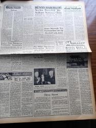 Zafer Gazetesi - 27 Eylül 1959 - Birleşmiş Milletler Genel Kurulunda Fatin Rüştü Zorlu Türkiye Emniyet Ve Sulhun Bölünmezliğine Kanidir Dedi - Amerikan Rus Görüşmeleri - Profesör Nihat Erim'in Kıbrıs Görüşmelerine Dair Beyanatı - Mülteciler Ve İskan Fonu Teşkilatından Bir Heyet Geliyor - Gülveren Çarşı Sitesi Hazırlıkları İlerliyor - CHP'li Tahrikçilerin Duruşması - Kemerburgaz Röle İstasyonu Törenle Açıldı - Yedi Yeni Radyonun Mukavelesi İmzalandı - Beynelmilel Romatizma Kongresi Yarın Açılıyor - Vali Ve Belediye Reisi Dilaver Argun Köy Yollarını Gezdi - Büyük Kumar Yazan Thomas Costain Yazı Dizisi - Preveze Zaferi - Seylan Başvekili Bandaranaike Bir Suikast Neticesi Öldü - İngiliz Başvekili Mac Millan Dün Süveyş Seferinden Bahsetti - Atom Bahsinde Rus Ve Amerikan İşbirliği - Sing Sing'de Baş Gardiyanının Not Defterinden Yazan Johny J.  Sheehy Yazı Dizisi - Hacettepe Güzel Oyunu İle Karagümrük'ü 2 1 Yendi - Sonbahar At Koşuları Bugün Başlıyor - Galatasaray Gençlerbirliği'ni Yendi