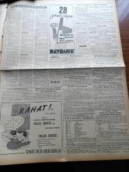 Zafer Gazetesi - 27 Ekim 1959 - Batı Almanya'ya 2 Milyon Metre Pamuklu Dokuma İhraç Edilecek - Kanadalı Gazeteci Arthur Blakely Türkiye Orta Doğu'da Bekçidir - İran Şahı Muhammed Rıza Pehlevi'nin Doğum Günü - Cumhuriyet Bayramı'nda Bulunacak Yabancı Heyetlerdre Ankara'ya Geliyor -  Ankara Ebe Okulunu Muavenet Vekili Doktor Lütfi Kırdar Hizmete Açıyor Fotoğrafı - Hınıs'daki Depremin Bilançosu - Kral Oidipus Tragedyası İstanbul'da - Mahzun Prenses Margaret - Elektrik Kömürü İmal Eden Fabrika Tevsi Olunacak - Büyük Kumar Yazan Thomas Costain Yazı Dizisi - Profesör Doktor Bahtiyar Demirağ - Türk Kadınlar Birliği 29 Ekim'de Konser Verdirecek - İrticai Beyanname Dağıtanlar Aranıyor - Emniyet Müdürlüğüne Ahmet Paftalı Tayin Oldu - Kruşçef Romanya'yı Neden Ziyaret Etmiş - Kibar Aileler Yazan M. Druon Yazı Dizisi - Batı Almanya Başvekili Adenauer Paris'i Ziyaret Edecek - Doktor Severo Ochoa Nobel'i Kutluyor - Kuzey Kore'de Çinlilerle Sovyetlerin Mücadelesi - Sana Nebati Margarin - Edison Ampul