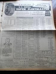 Zafer Gazetesi - 3 Kasım 1959 - Ankara Üniversitesi Açılış Töreninde Rektör Ordinaryüs Profesör Suut Kemal Yetkin'in Yaptığı Konuşma - Ankara Üniversitesi Açılış Töreninde Reisicumhur Celal Bayar Meclis Reisi Refik Koraltan Başvekil Adnan Menderes Ve Bazı Vekiller de Hazır Bulundular - Yeniden Dinamizm Kazanan Bir Memleket Türkiye - Sanatkar Halide Pişkin Toprağa Verildi - Birleşmiş Milletler'de Silahsızlanma Müzakereleri - Winston Churchill'in Heykeli - Air France'nin Ankara Paris Hattı - Tanınmış Film Artisti Gary Cooper Film Galasında Prenses Margaret İle - Dünya Çocuk Kitapları Sergisi Dün Sabah Açıldı - Hipnotizma Ve Ameliyat - Büyük Kumar Yazan Thomas Costain Yazı Dizisi - Radyo Programı - Amerikan Çelik Grevine Son Verme Teşebbüsleri - Adım Anadolu Memleket Röportajları Yazı Dizisi - Korkunç Sır Yazan Y. A. Cook Yazı Dizisi - Hakem ve Amatör Milli Takım Mevzuunda Faik Gökay'ın Sert Beyanatı - Ankaragücü Kaptanı Hasan Yedek Fenerbahçe Maçında Yaşanan Hadiseyi Anlatıyor