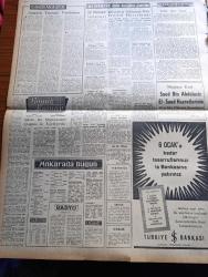 Zafer Gazetesi - 10 Kasım 1959 - Atatürk Seni Sevmek Her Türk Vatanseverinin Borcudur Celal Bayar - Ölümsüz Atatürk - Anıtkabir'den Hitap - Bugünkü Atatürk'ü Anma Programı - Atatürk Toprağa Verilirken - Büyük Kumar Yazan Thomas Costain Yazı Dizisi - Fatin Rüştü Zorlu Bu Sabah Roma'ya Gidiyor - İlkokul Öğretmenleri İçin Müfettişlik Kursu - Gümrük Binasının Temeli Atıldı - Mısır Ve Sudan Nil Sularını Paylaştılar - Atatürk'ün Gençliği - Kalbe Gelen Mermi - 1881 1938 Atatürk Kronolojisi - Carmen Operası - Üniversitelerarası Tiyatro Festivali - Futbol Federasyonu Fenerbahçe Galatasaray Beşiktaş Yöneticileri İle Toplandı - Japon Milli Serbest Güreş Takımı Şehrimizde
