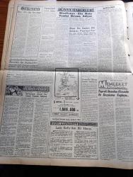 Zafer Gazetesi - 10 Kasım 1959 - Atatürk Seni Sevmek Her Türk Vatanseverinin Borcudur Celal Bayar - Ölümsüz Atatürk - Anıtkabir'den Hitap - Bugünkü Atatürk'ü Anma Programı - Atatürk Toprağa Verilirken - Büyük Kumar Yazan Thomas Costain Yazı Dizisi - Fatin Rüştü Zorlu Bu Sabah Roma'ya Gidiyor - İlkokul Öğretmenleri İçin Müfettişlik Kursu - Gümrük Binasının Temeli Atıldı - Mısır Ve Sudan Nil Sularını Paylaştılar - Atatürk'ün Gençliği - Kalbe Gelen Mermi - 1881 1938 Atatürk Kronolojisi - Carmen Operası - Üniversitelerarası Tiyatro Festivali - Futbol Federasyonu Fenerbahçe Galatasaray Beşiktaş Yöneticileri İle Toplandı - Japon Milli Serbest Güreş Takımı Şehrimizde