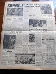 Zafer Gazetesi - 10 Kasım 1959 - Atatürk Seni Sevmek Her Türk Vatanseverinin Borcudur Celal Bayar - Ölümsüz Atatürk - Anıtkabir'den Hitap - Bugünkü Atatürk'ü Anma Programı - Atatürk Toprağa Verilirken - Büyük Kumar Yazan Thomas Costain Yazı Dizisi - Fatin Rüştü Zorlu Bu Sabah Roma'ya Gidiyor - İlkokul Öğretmenleri İçin Müfettişlik Kursu - Gümrük Binasının Temeli Atıldı - Mısır Ve Sudan Nil Sularını Paylaştılar - Atatürk'ün Gençliği - Kalbe Gelen Mermi - 1881 1938 Atatürk Kronolojisi - Carmen Operası - Üniversitelerarası Tiyatro Festivali - Futbol Federasyonu Fenerbahçe Galatasaray Beşiktaş Yöneticileri İle Toplandı - Japon Milli Serbest Güreş Takımı Şehrimizde