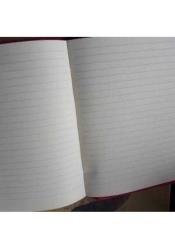 Küçük Defter Lüx 14 CM x 20 CM Yumuşak Vinlex Deri Kaplama PEMBE-MOR  KAPAK 2 Adet