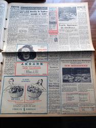 Zafer Gazetesi - 24 Mart 1957 - Federal Almanya Milli Müdafaa Vekili Jozef Strauss Geldi - Türkiye'nin Hür Dünya Müdafaasındaki Rolü -  Pakistan Cumhuriyet Bayramı Dün Kutlandı - Dost Irak Kralı Faysal Sudan'ı Ziyaret Edecek - Bağdat Paktı'nın Askeri Komitesine Katılma Hakkında Amerika'nın Kararı Memnuniyet Yarattı - Milli Talebe Federasyonu Yıllık Kongresi Dün Açıldı - Türk Klâsik Balesi - Var Olmak Yazan İlhan Tarus Yazı Dizisi - Ucuz Gıda Mağazası Gima Açılıyor - Geçen Hafta Ankara'da Doğum Rekoru Kırıldı - İhsan Cemal'in Resim Sergisi Dün Kapandı - Ahmet Arslanöz Dershanesi - Bilecik Sümerbank Satış Mağazası Açıldı - Aykut Kireç Ocakları Faaliyete Geçmiştir - Dörtbaşı Dumanlı Çok Sıkı Bir Mücadele Bugün Fenerbahçe Beşiktaş Arasında Cereyan Edecek - Yolspor Gençlerbirliğini Ezdi - Demirspor Hilal'i Zoraki Yendi - Galatasaray Zayıf Kasımpaşa'ya 6 Gölü Sıralayıverdi Verdi