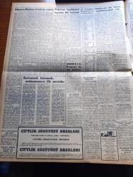 Zafer Gazetesi - 24 Mart 1957 - Federal Almanya Milli Müdafaa Vekili Jozef Strauss Geldi - Türkiye'nin Hür Dünya Müdafaasındaki Rolü -  Pakistan Cumhuriyet Bayramı Dün Kutlandı - Dost Irak Kralı Faysal Sudan'ı Ziyaret Edecek - Bağdat Paktı'nın Askeri Komitesine Katılma Hakkında Amerika'nın Kararı Memnuniyet Yarattı - Milli Talebe Federasyonu Yıllık Kongresi Dün Açıldı - Türk Klâsik Balesi - Var Olmak Yazan İlhan Tarus Yazı Dizisi - Ucuz Gıda Mağazası Gima Açılıyor - Geçen Hafta Ankara'da Doğum Rekoru Kırıldı - İhsan Cemal'in Resim Sergisi Dün Kapandı - Ahmet Arslanöz Dershanesi - Bilecik Sümerbank Satış Mağazası Açıldı - Aykut Kireç Ocakları Faaliyete Geçmiştir - Dörtbaşı Dumanlı Çok Sıkı Bir Mücadele Bugün Fenerbahçe Beşiktaş Arasında Cereyan Edecek - Yolspor Gençlerbirliğini Ezdi - Demirspor Hilal'i Zoraki Yendi - Galatasaray Zayıf Kasımpaşa'ya 6 Gölü Sıralayıverdi Verdi