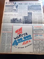 Zafer Gazetesi - 24 Mart 1957 - Federal Almanya Milli Müdafaa Vekili Jozef Strauss Geldi - Türkiye'nin Hür Dünya Müdafaasındaki Rolü -  Pakistan Cumhuriyet Bayramı Dün Kutlandı - Dost Irak Kralı Faysal Sudan'ı Ziyaret Edecek - Bağdat Paktı'nın Askeri Komitesine Katılma Hakkında Amerika'nın Kararı Memnuniyet Yarattı - Milli Talebe Federasyonu Yıllık Kongresi Dün Açıldı - Türk Klâsik Balesi - Var Olmak Yazan İlhan Tarus Yazı Dizisi - Ucuz Gıda Mağazası Gima Açılıyor - Geçen Hafta Ankara'da Doğum Rekoru Kırıldı - İhsan Cemal'in Resim Sergisi Dün Kapandı - Ahmet Arslanöz Dershanesi - Bilecik Sümerbank Satış Mağazası Açıldı - Aykut Kireç Ocakları Faaliyete Geçmiştir - Dörtbaşı Dumanlı Çok Sıkı Bir Mücadele Bugün Fenerbahçe Beşiktaş Arasında Cereyan Edecek - Yolspor Gençlerbirliğini Ezdi - Demirspor Hilal'i Zoraki Yendi - Galatasaray Zayıf Kasımpaşa'ya 6 Gölü Sıralayıverdi Verdi