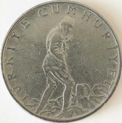 Türkiye Cumhuriyet 1962 Yılı 2.5 Lira Tura'ya Göre Ters 6649