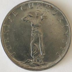Türkiye Cumhuriyet 1969 Yılı 25 Kuruş Tura'ya Göre Düz 6653