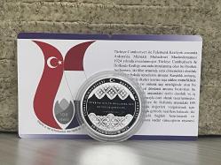 2024 - Hollanda İle Dostluk Antlaşması'nın 100. Yılı Gümüş Hatıra Parası - Darphane sertifikalı - Çil