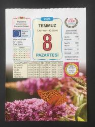 Efemera - 8 TEMMUZ 2024 -TAKVİM YAPRAĞI-DOĞUM GÜNÜ HEDİYESİ-VASIF ÜLKÜ TAKVİMİ,KELEBEK,YAVRUNUZA İSİM,ATATÜRK ORDUDAN İSTİFA ETTİ 1919,REYHANLI FRANSIZ İŞGALİNDEN KURTULDU, 1938,İLK GECE MAÇI GENÇLERBİRLİĞİ İLE DEMİRSPOR ARASINDA YAPILDI,1954,HIZIR REİS DENİZALTISI,ZIT RENKLER,YEREL TARİFLERİN GÜÇLÜĞÜ - kitantik - kitaLog